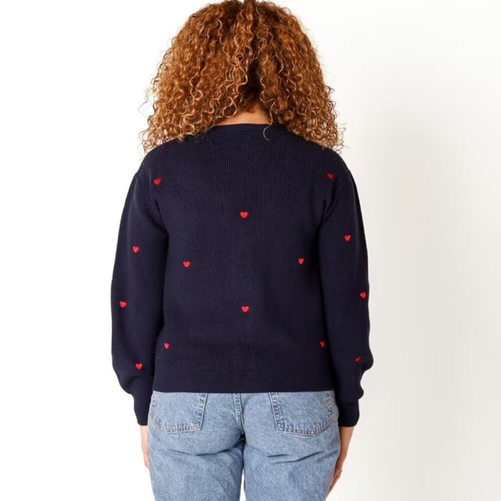 Devoted Button-Up V-Neck Cardigan - Picture 3 of 3